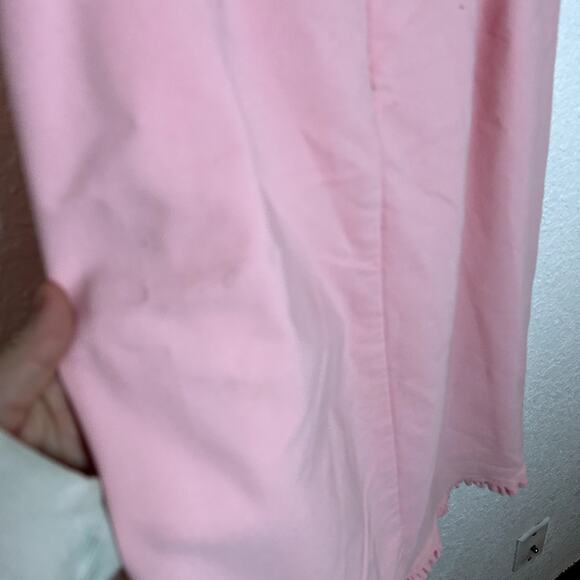 3B Made in America Pink Y2K Mini Dress Ruffle Hem Juniors Size 11 - Picture 3 of 4